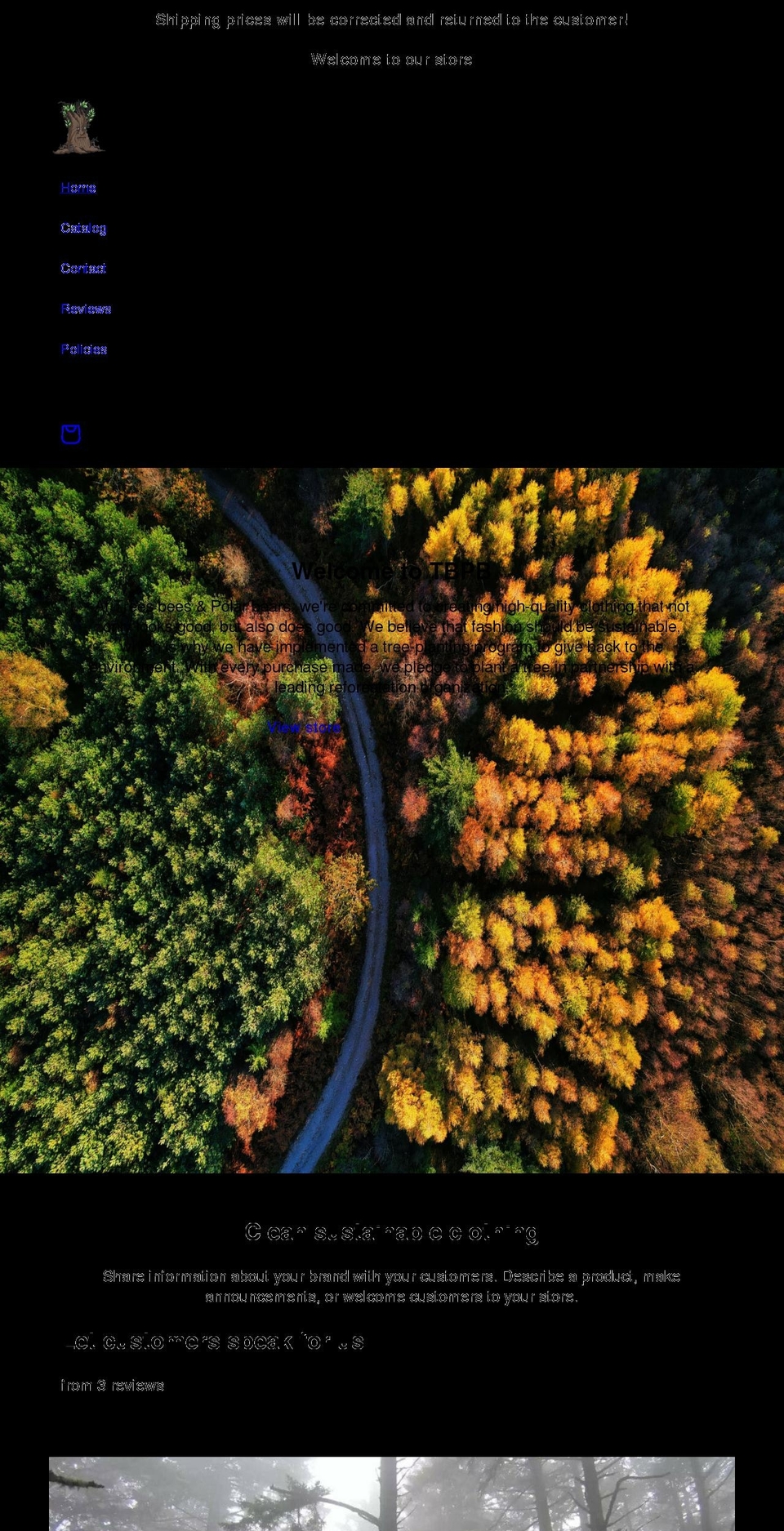 tbpb.org shopify website screenshot