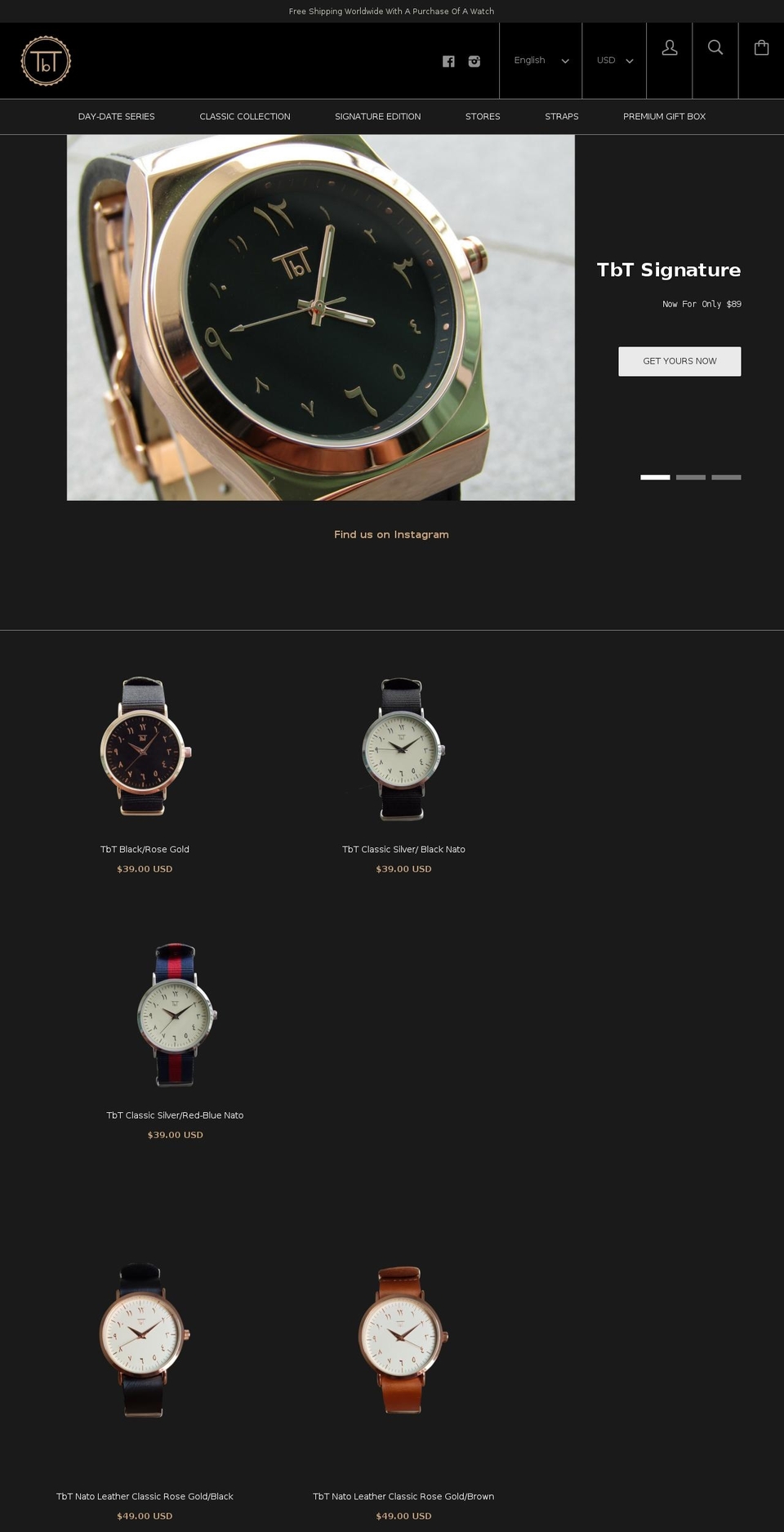 tbrowntable.com shopify website screenshot