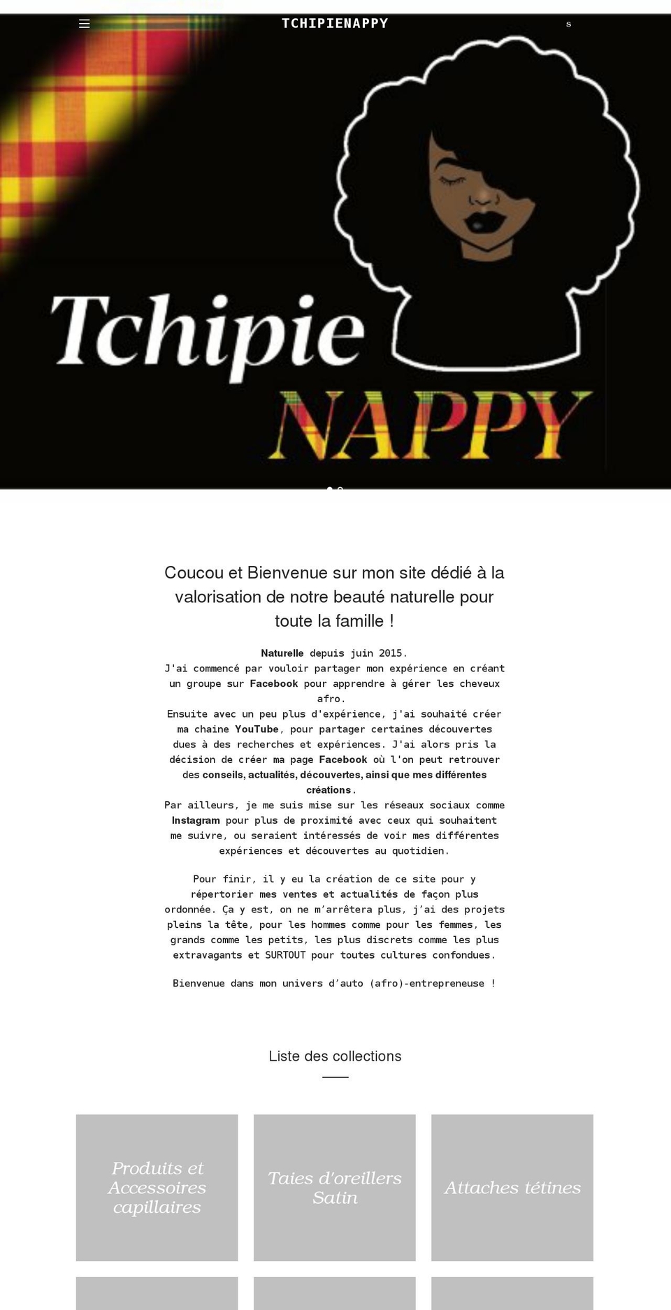 tchipienappy.com — Shopify storefront screenshot