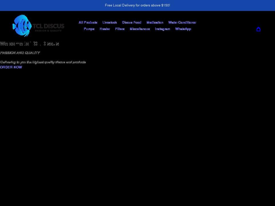 tcldiscus.com shopify website screenshot