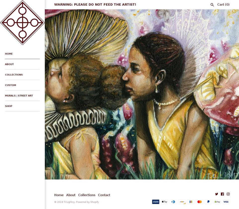 tclightsy.com shopify website screenshot