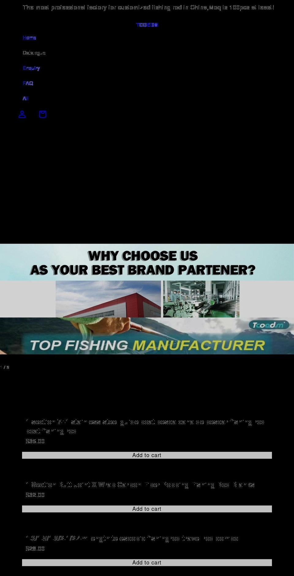 tcoedm.com shopify website screenshot