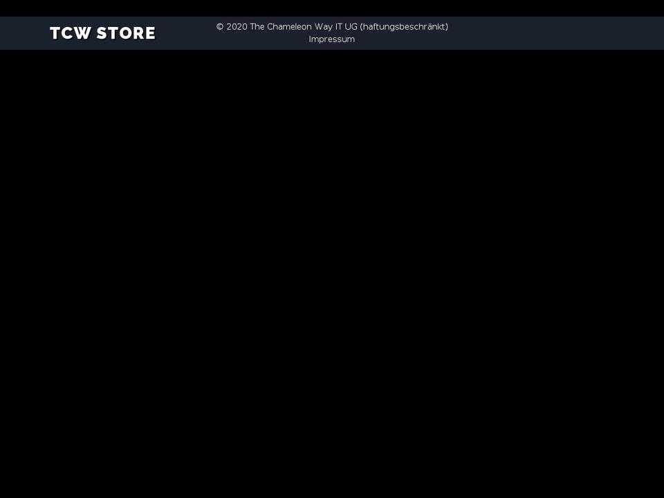 tcw-store.com — Shopify storefront screenshot