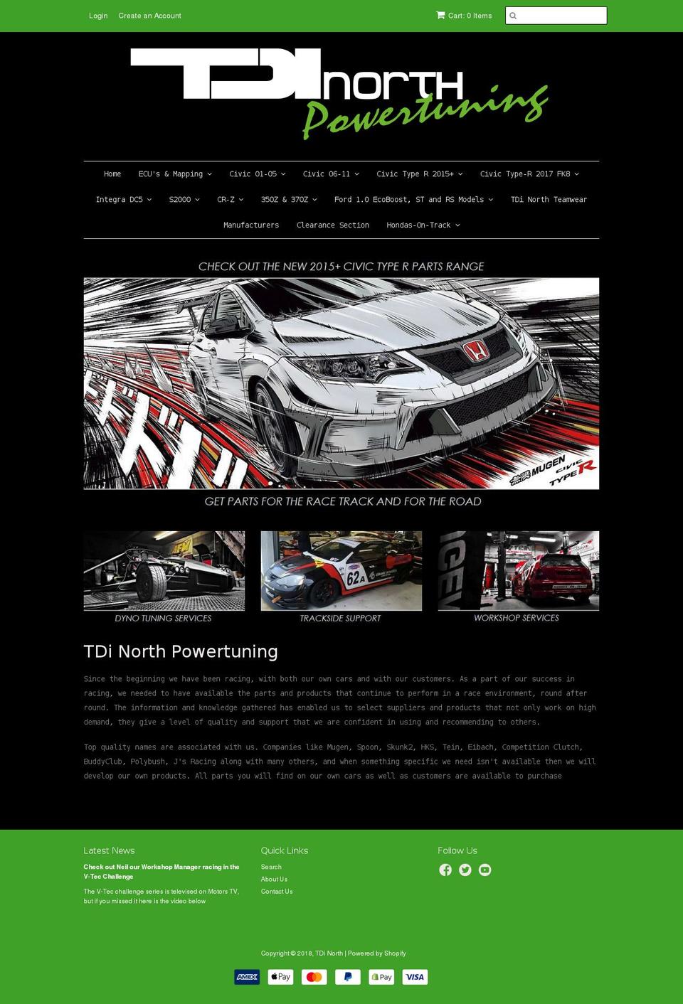 tdi-north.store shopify website screenshot