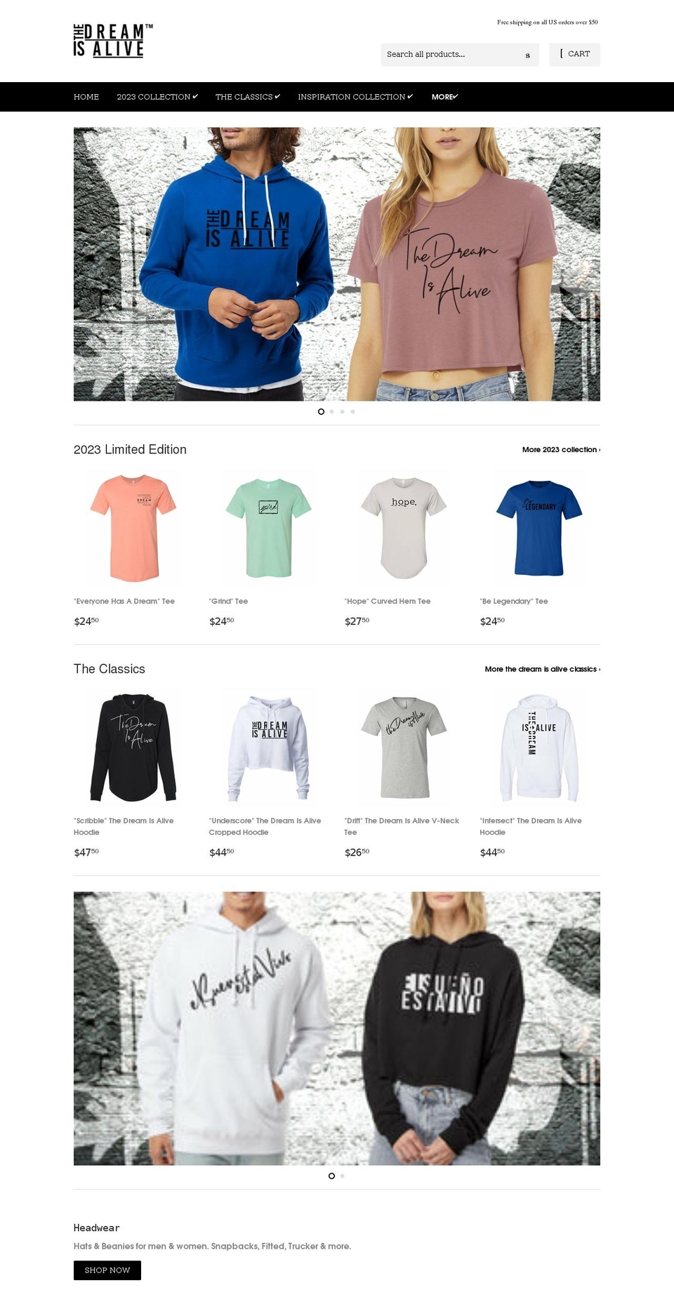 tdiaapparel.com shopify website screenshot