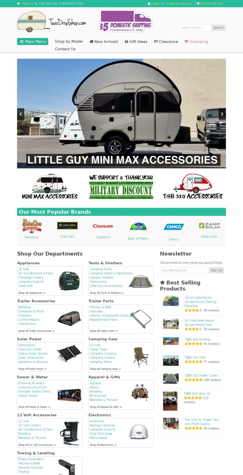 tdnshop.com shopify website screenshot