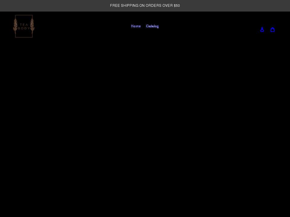teabodyinc.com shopify website screenshot