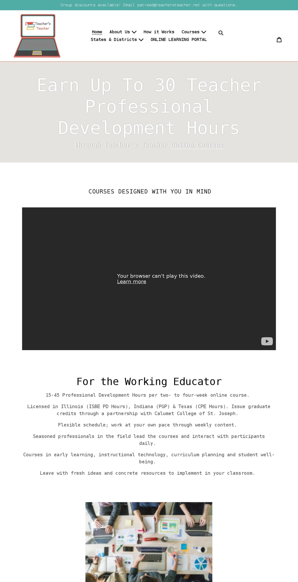 teachers-teacher-llc.myshopify.com shopify website screenshot