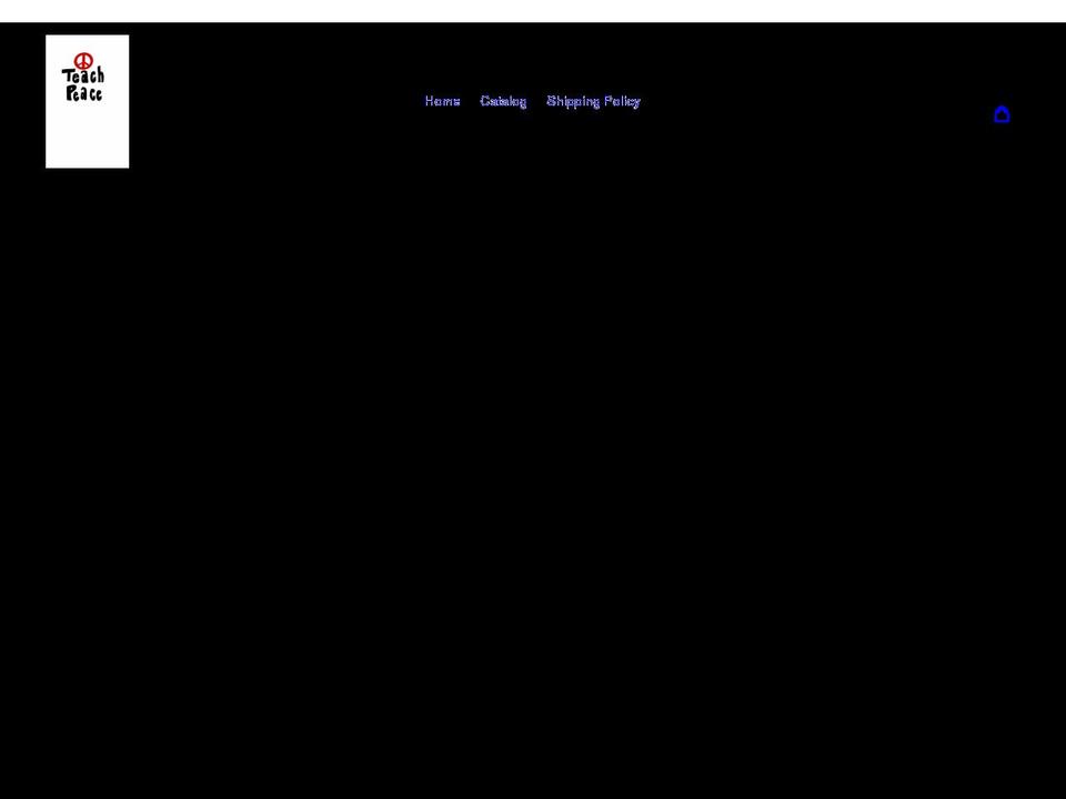 teachpeaceco.com shopify website screenshot