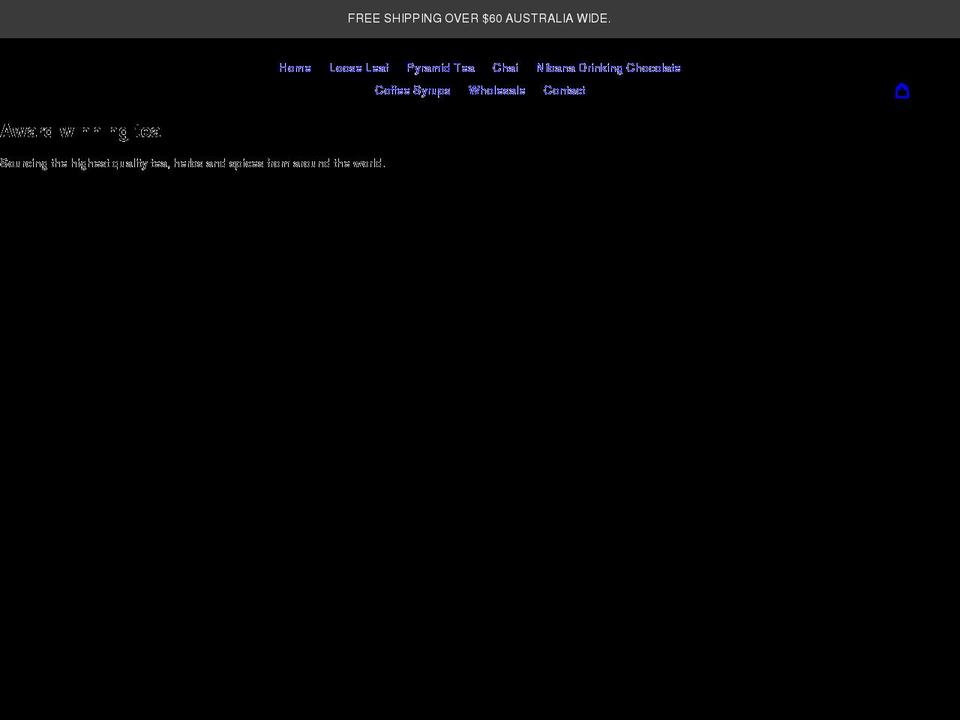 teaculture.com.au shopify website screenshot