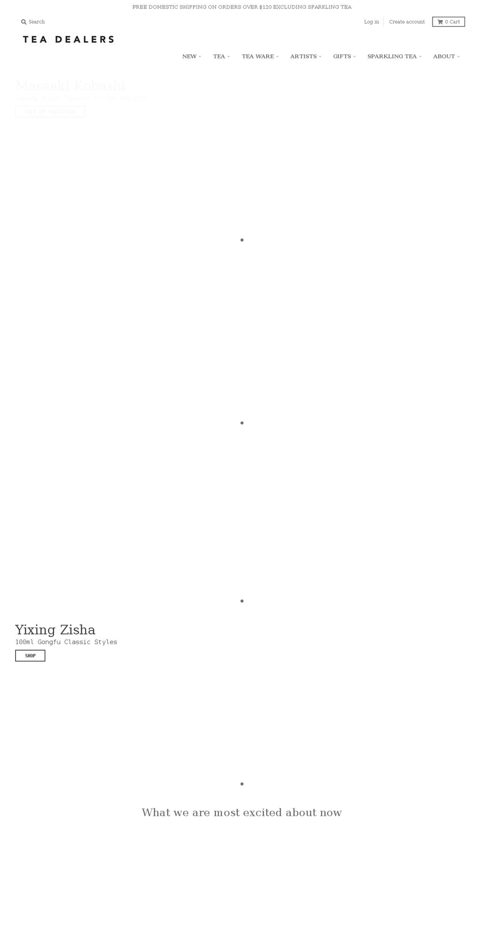 teadealers.com shopify website screenshot