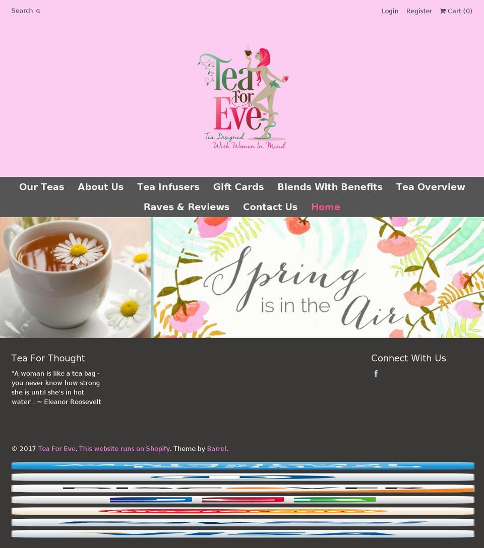 teaforeve.com shopify website screenshot