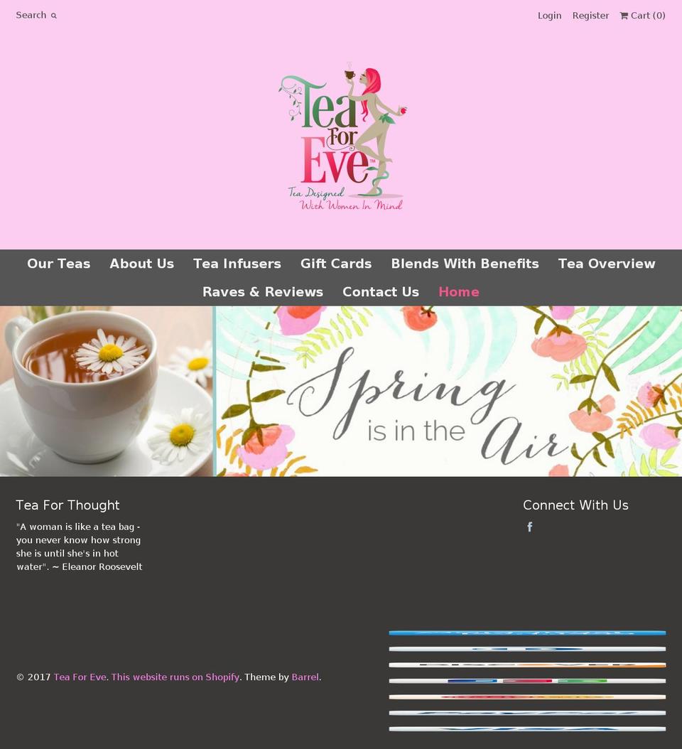 Weekend Shopify theme site example teaforeve.info