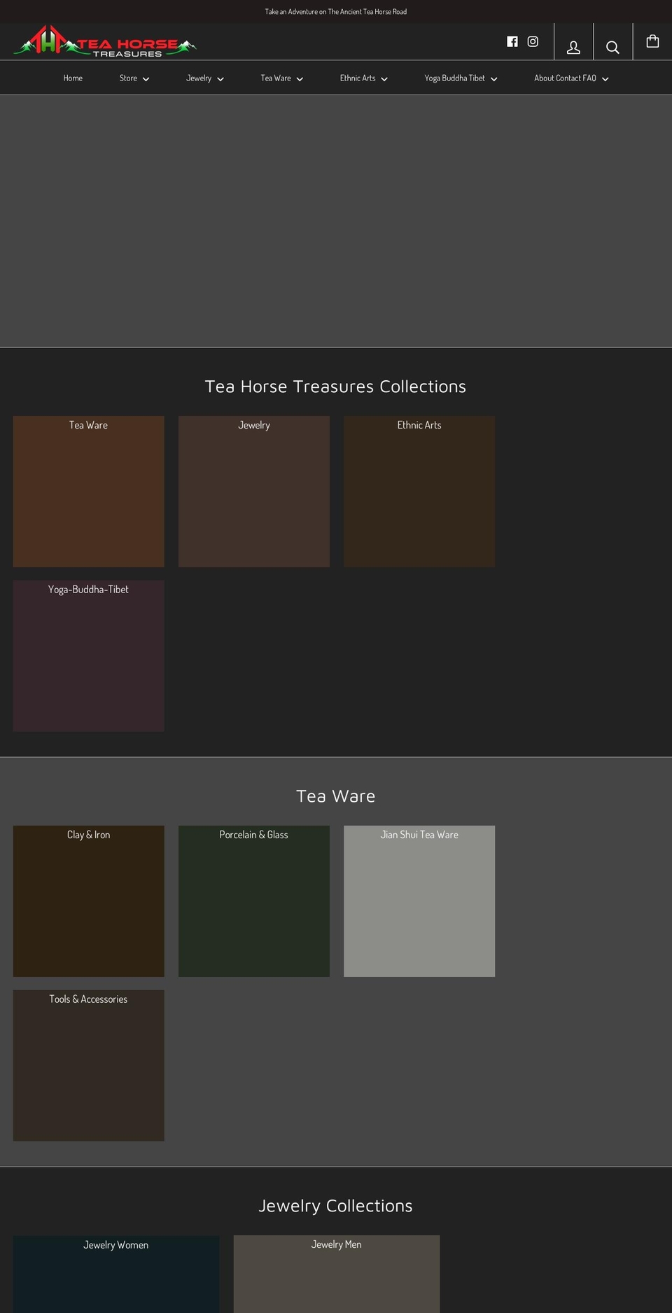 teahorsetreasures.com — Shopify storefront screenshot