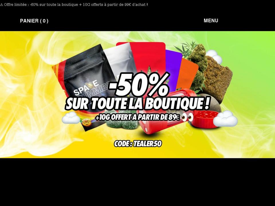 tealerlab.com shopify website screenshot
