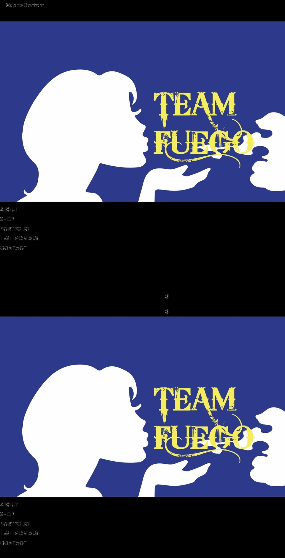 team-fuego.com — Shopify storefront screenshot