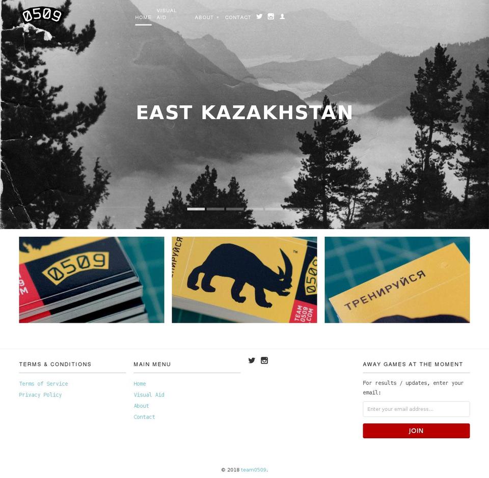 team0509.org shopify website screenshot
