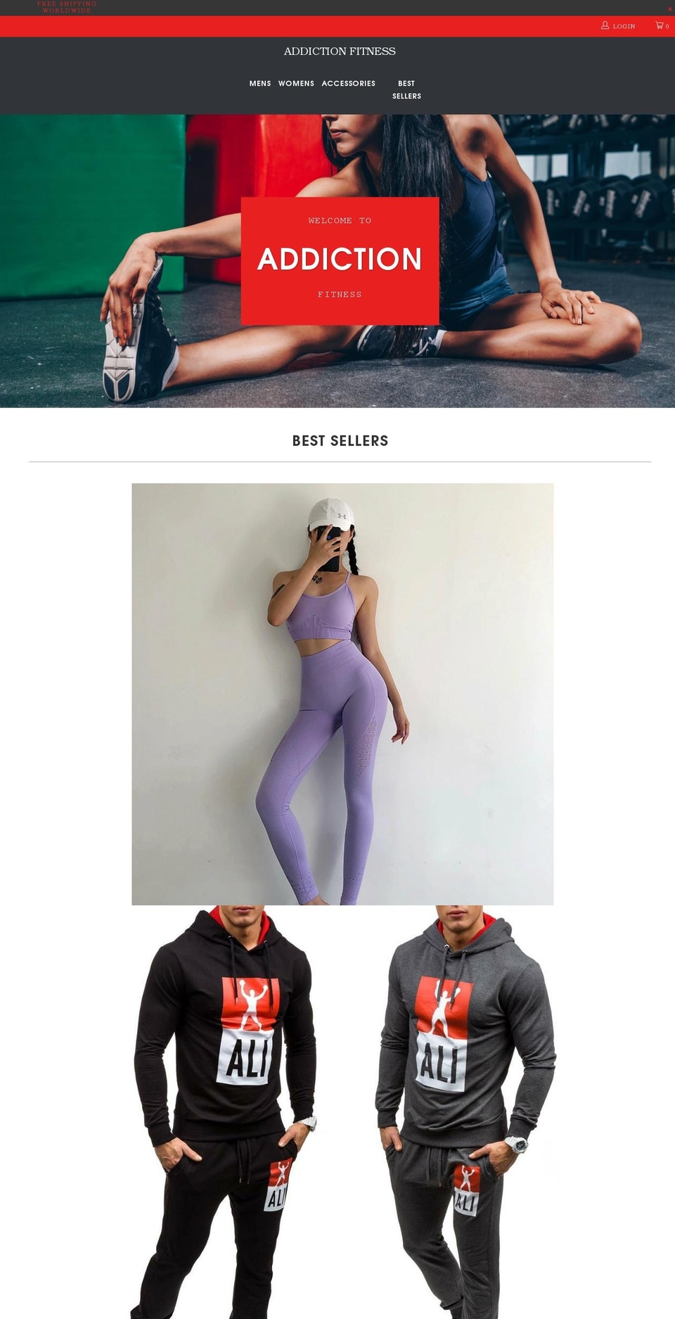 teamaddiction.store shopify website screenshot