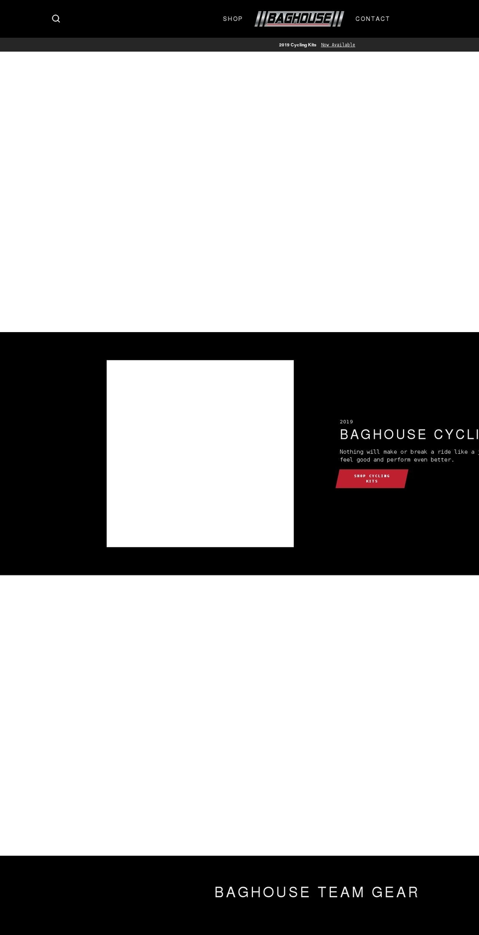 teambaghouse.com shopify website screenshot