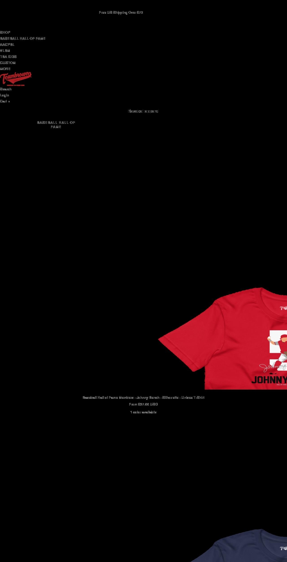teambrownapparel.com shopify website screenshot