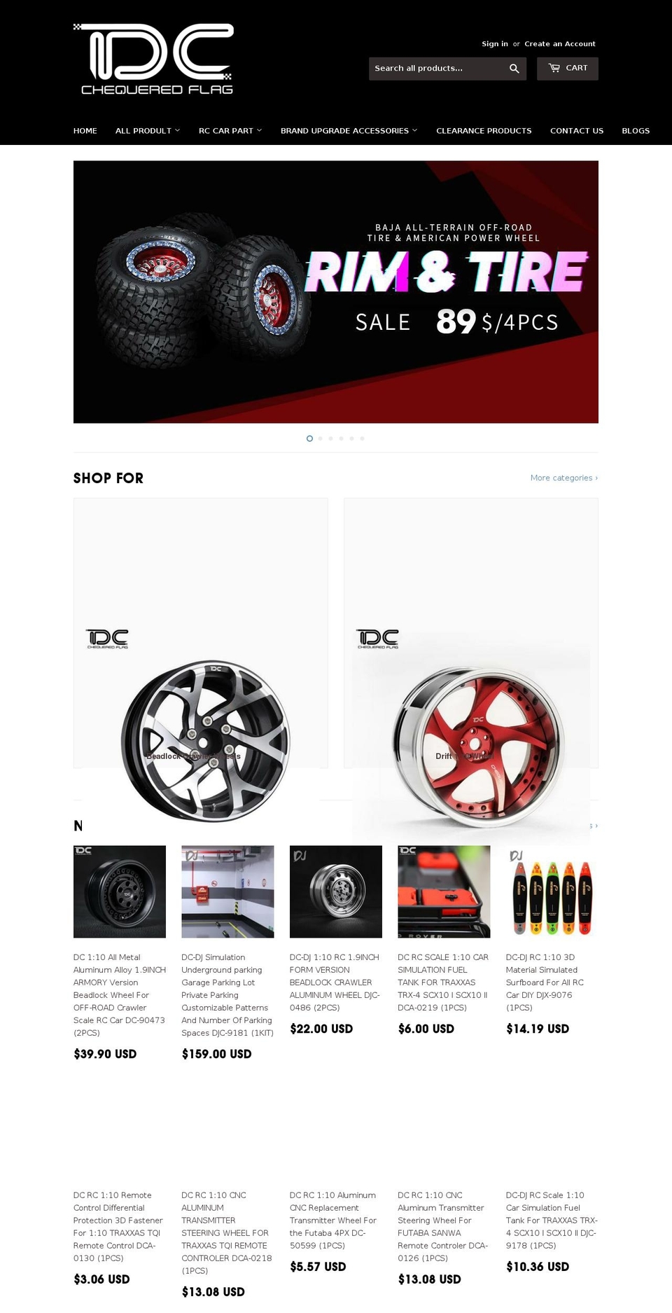 teamdc.net shopify website screenshot