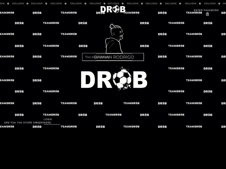 teamdrob.com shopify website screenshot