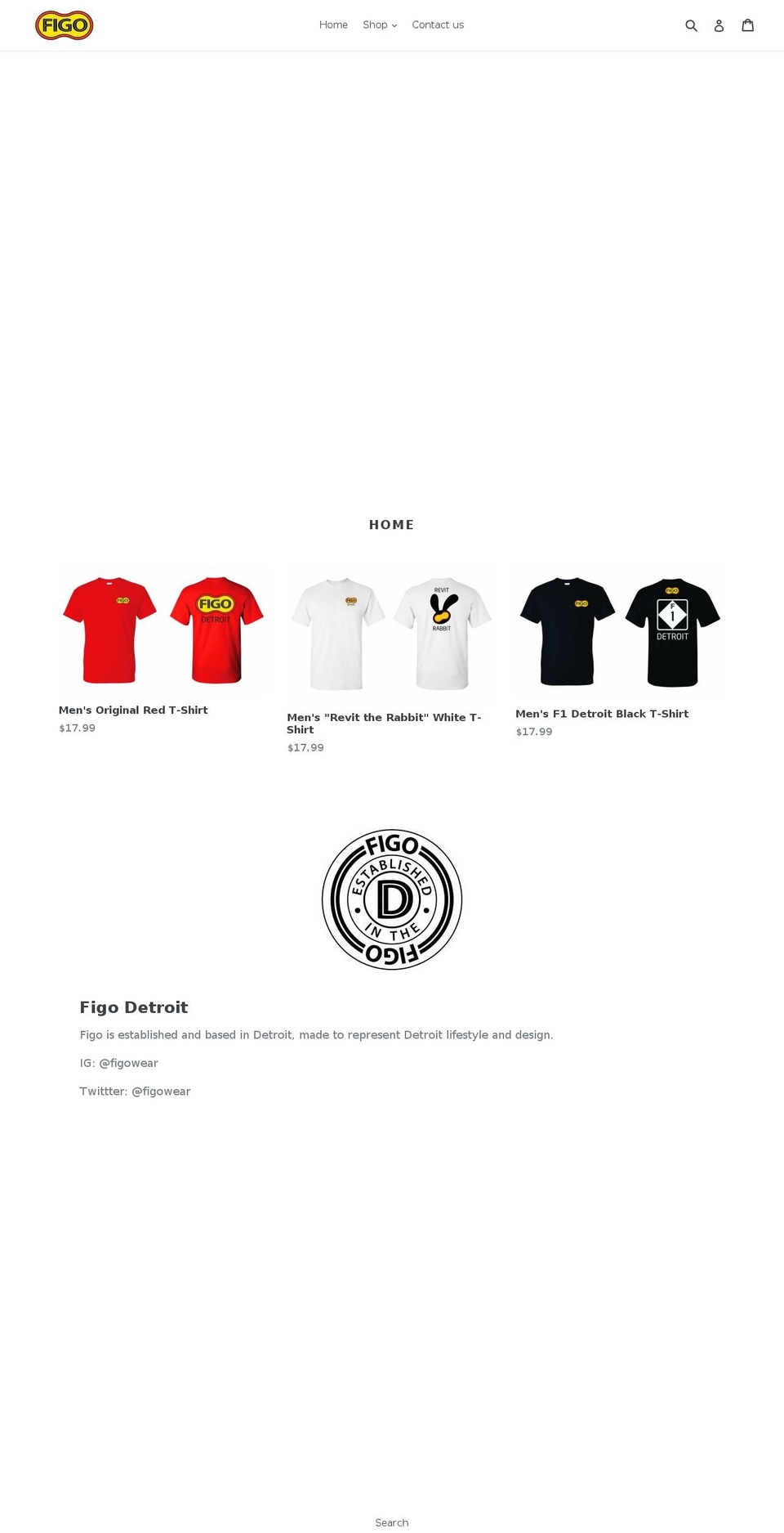 teamfigo.com shopify website screenshot