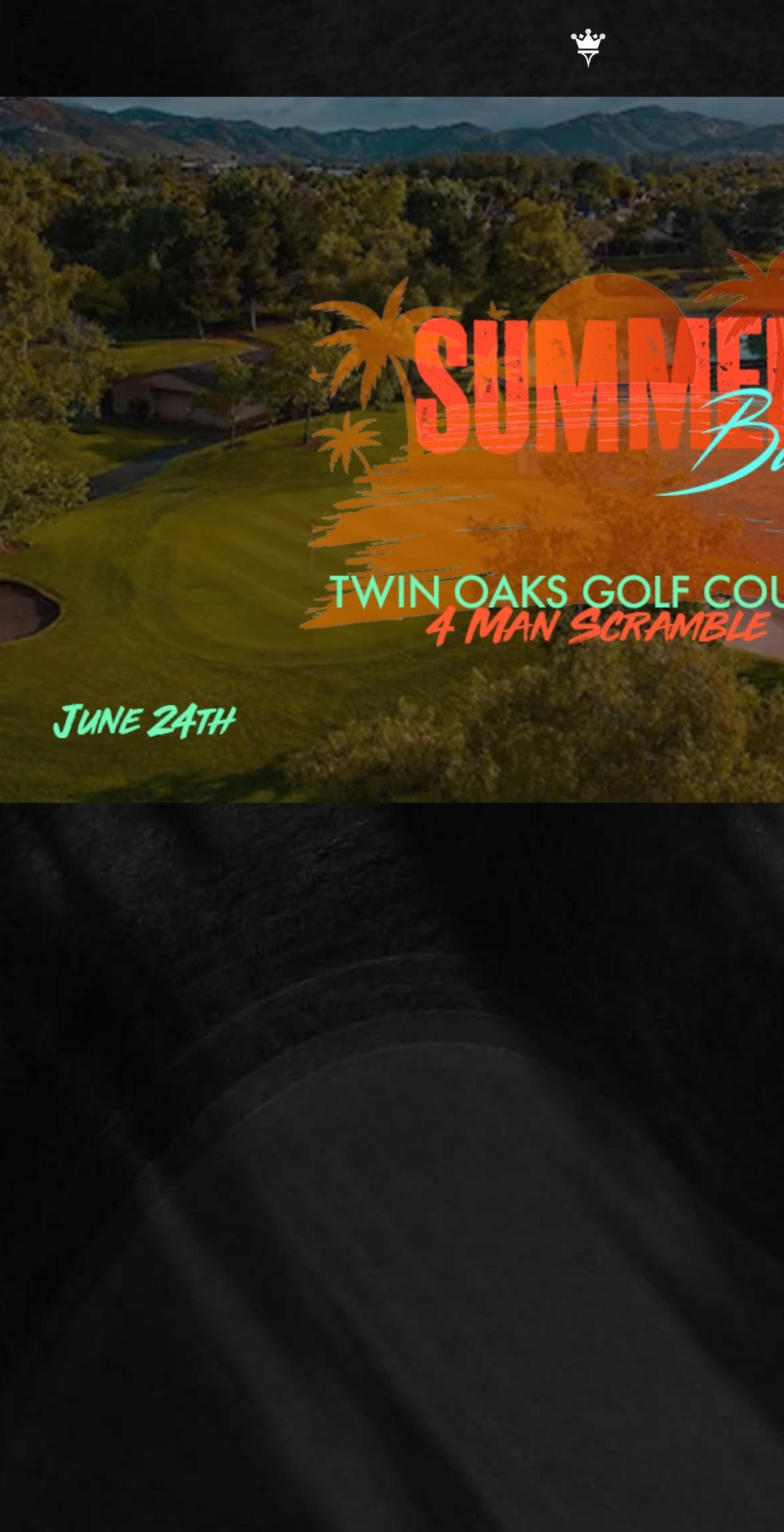 teamgolftour.com shopify website screenshot