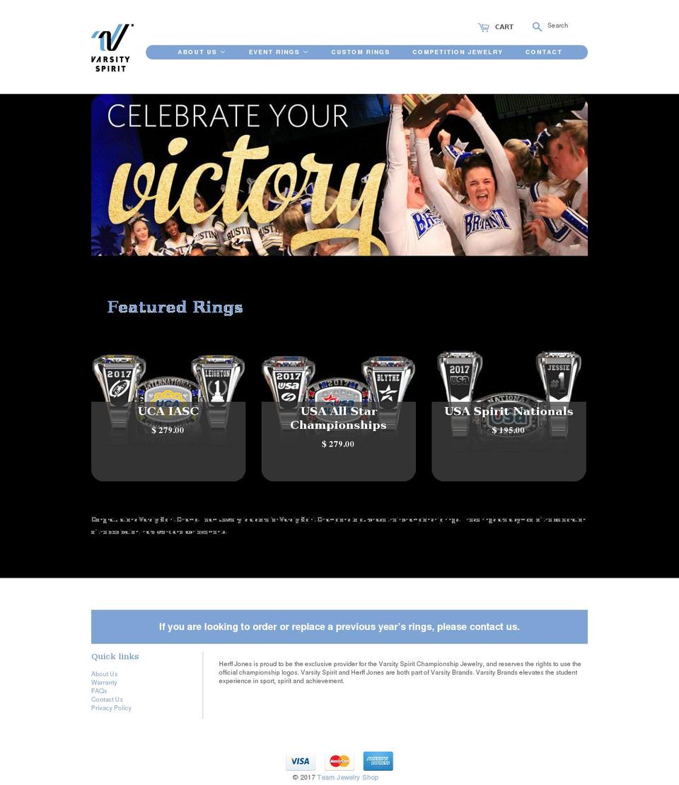 teamjewelry.com shopify website screenshot