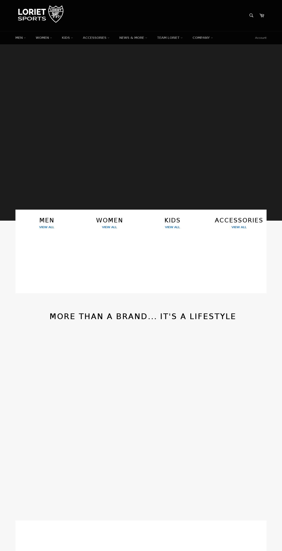teamloriet.com shopify website screenshot