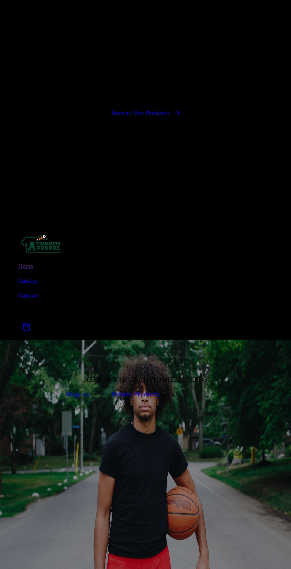 teammateapparel.com shopify website screenshot