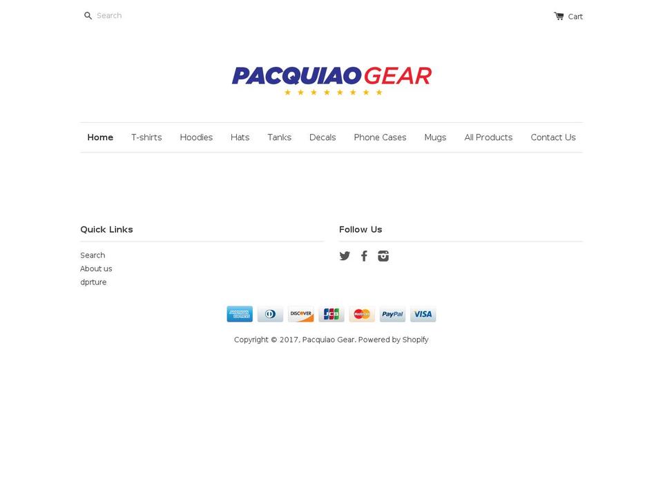 teampacquiaogear.com shopify website screenshot