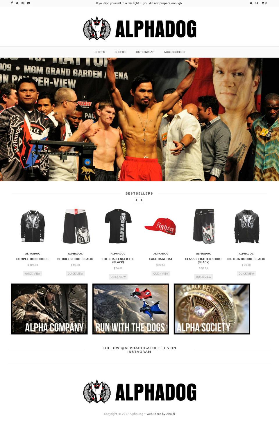 teampacquiaostore.com shopify website screenshot