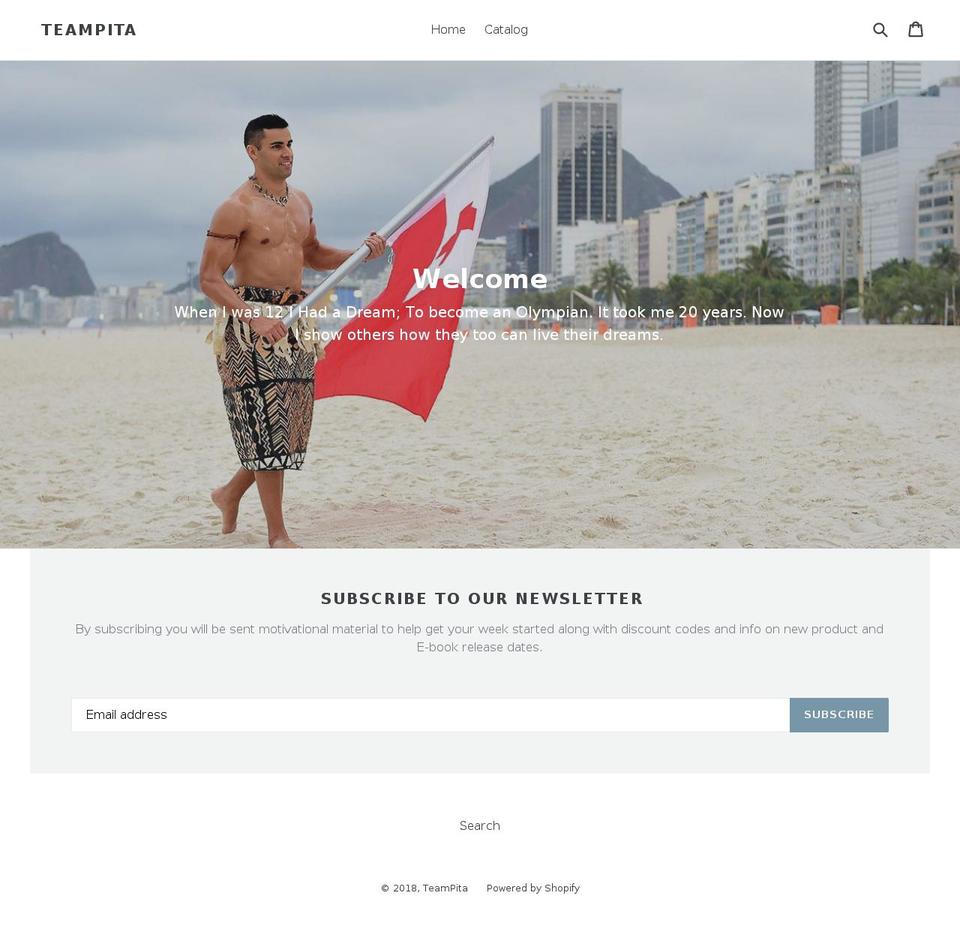 teampita.com — Shopify storefront screenshot