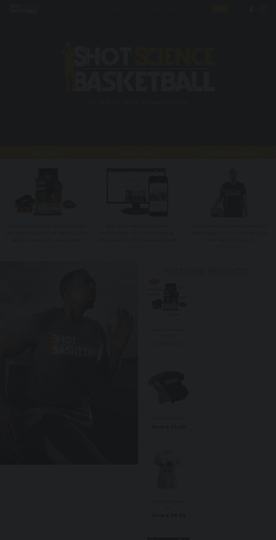 Shot Science Theme - Premium Lazy Load Shopify theme site example teamshotscience.com