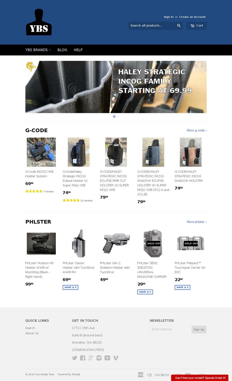 teamybs.com — Shopify storefront screenshot