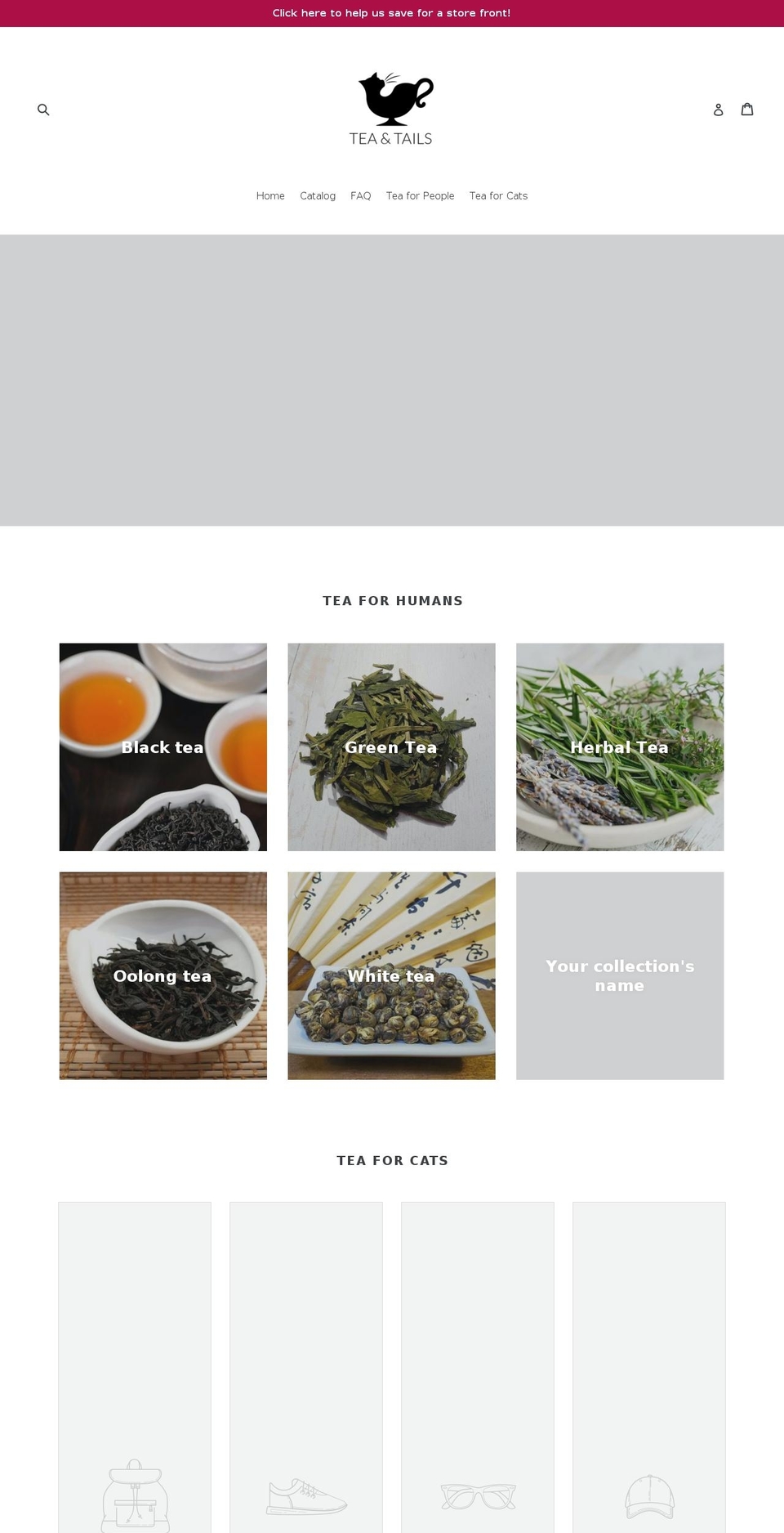 teantails.com — Shopify storefront screenshot
