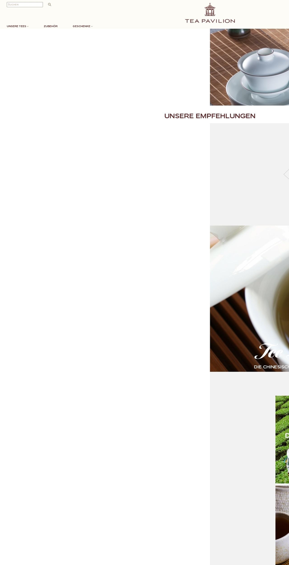 teapavilion.de shopify website screenshot