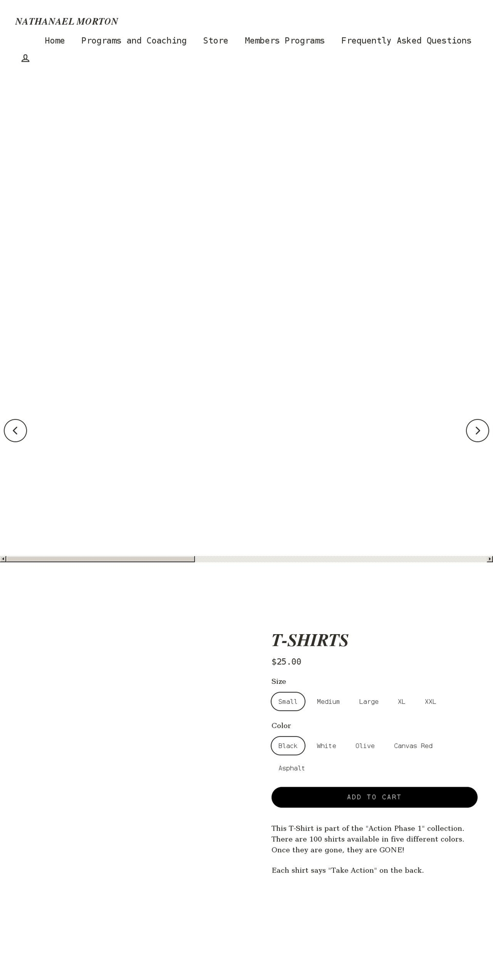 tearteam.com — Shopify storefront screenshot