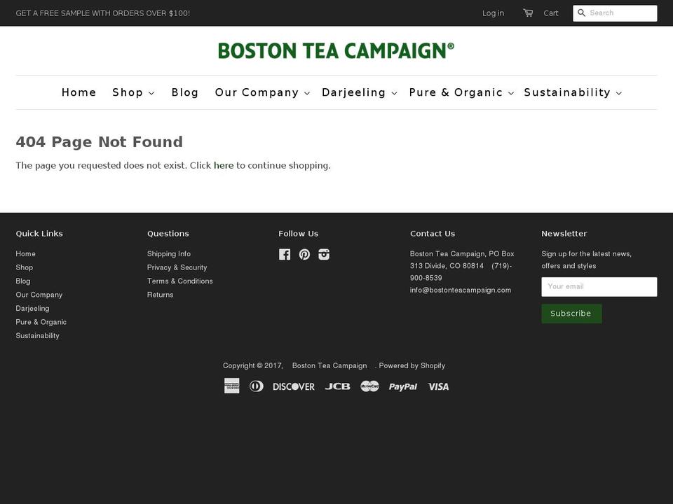 teasimplicity.net shopify website screenshot