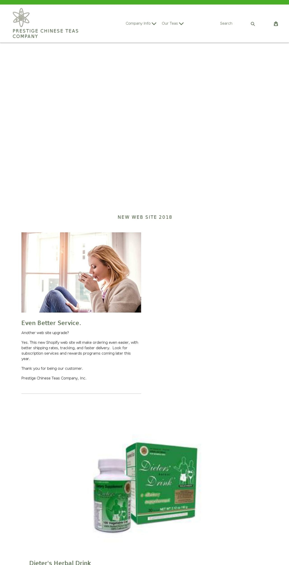 teastohealth.com shopify website screenshot