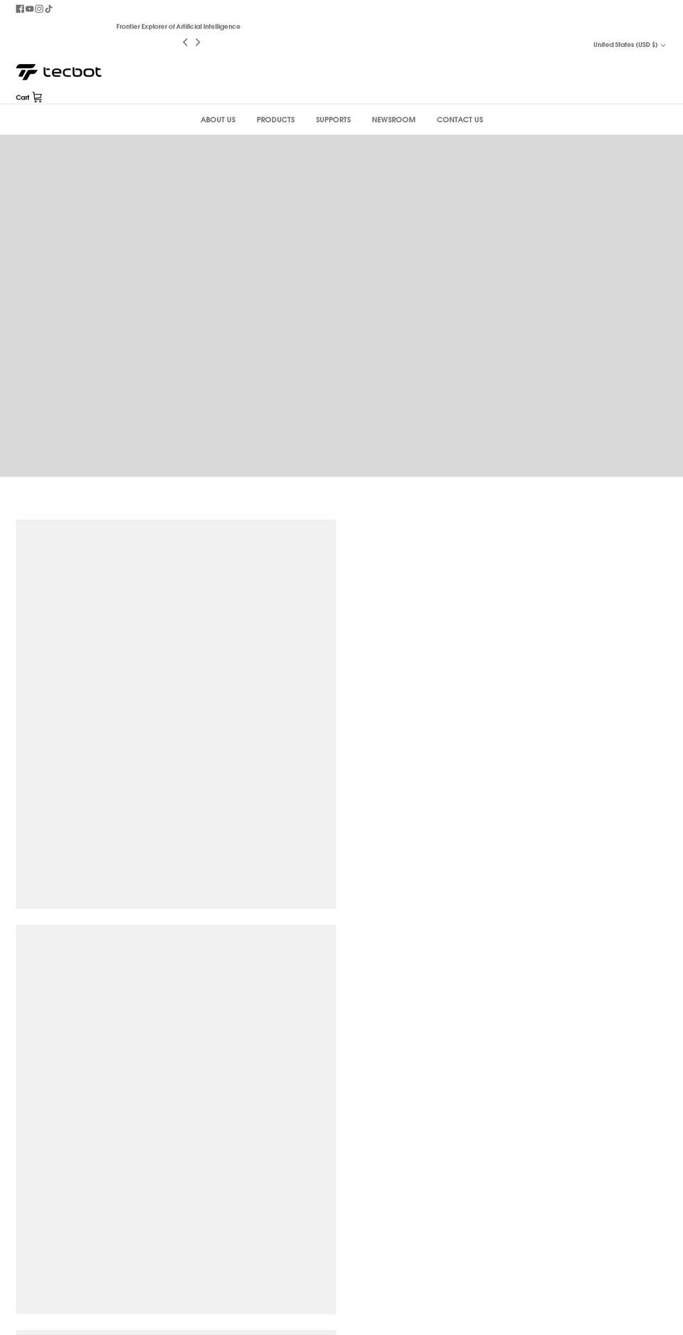 tecbot.com shopify website screenshot