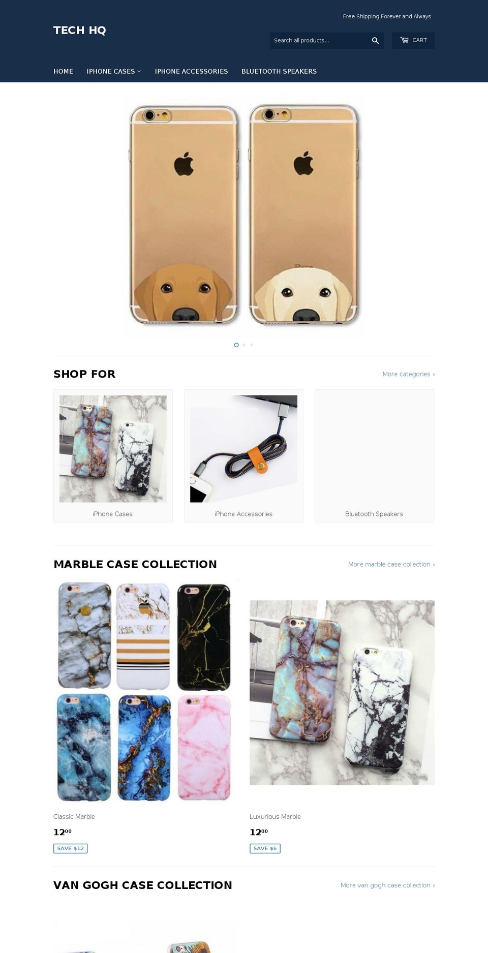 tech-headquarters.com shopify website screenshot