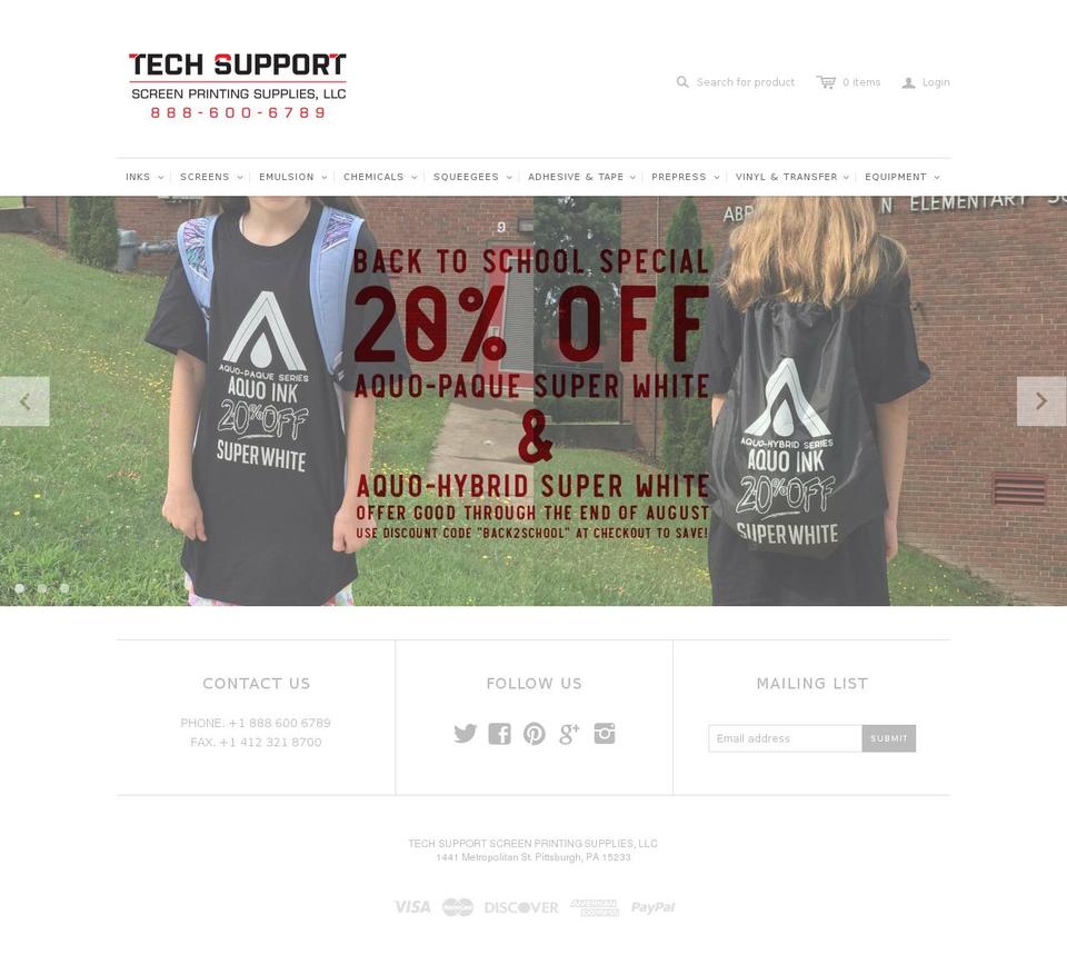 TS-Store Shopify theme site example tech-support-sales.com