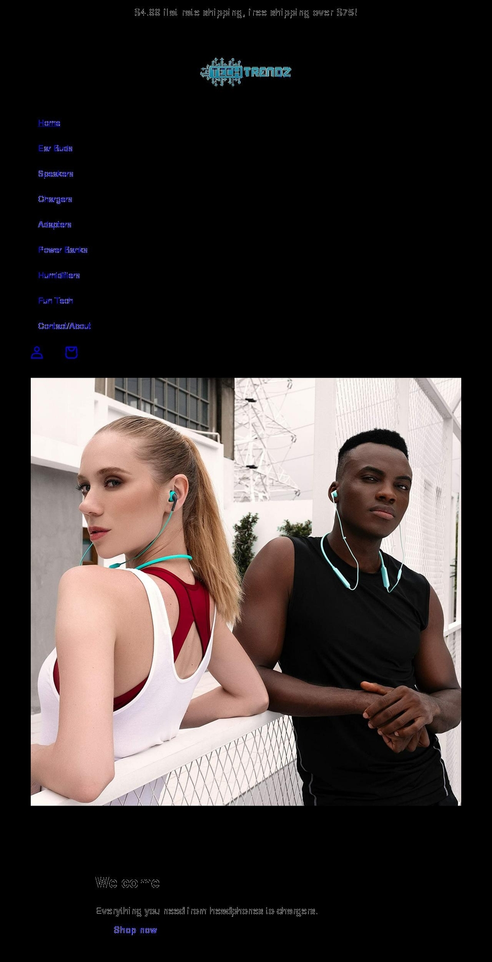 tech-trendz.com shopify website screenshot