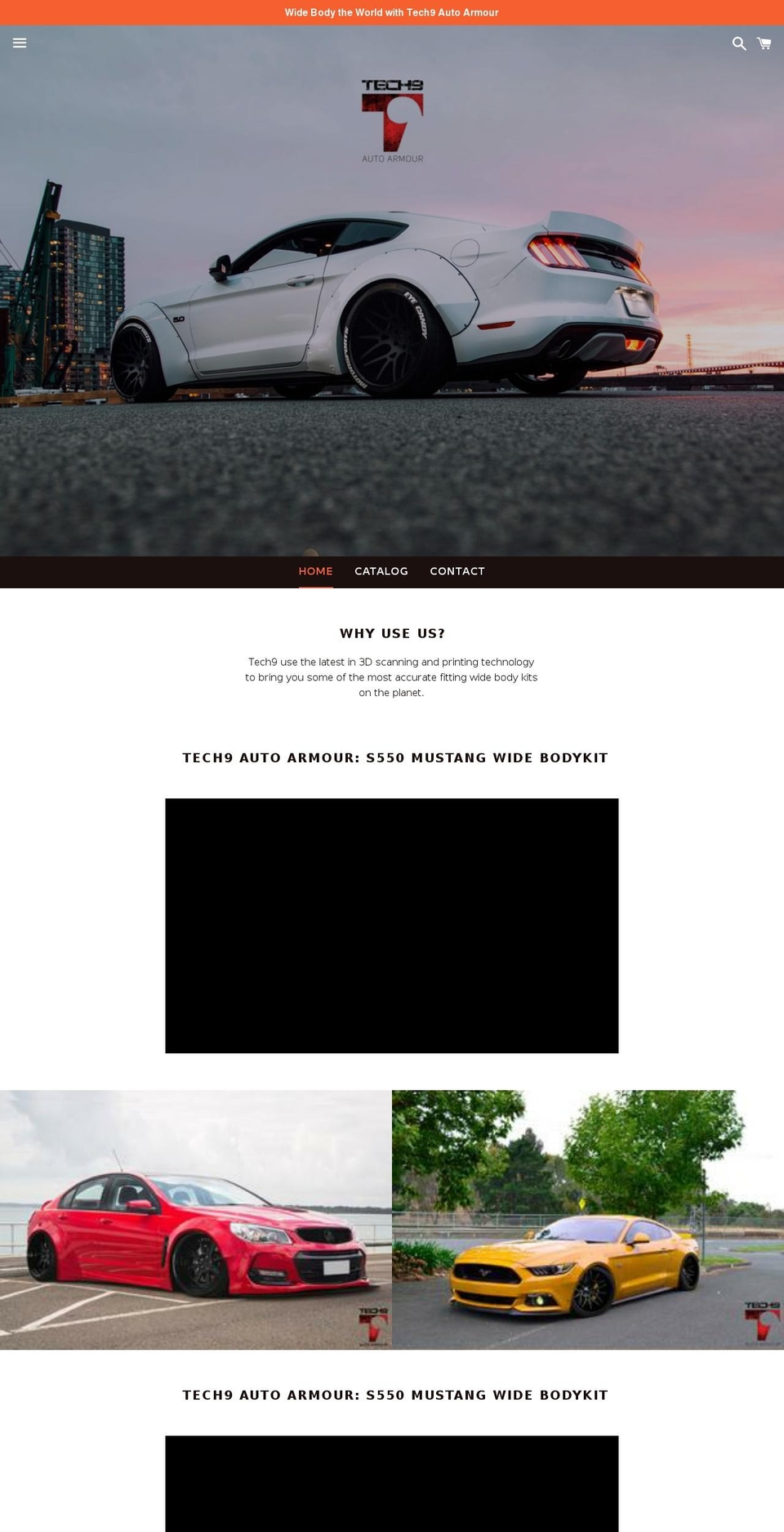 tech9autoarmour.com — Shopify storefront screenshot