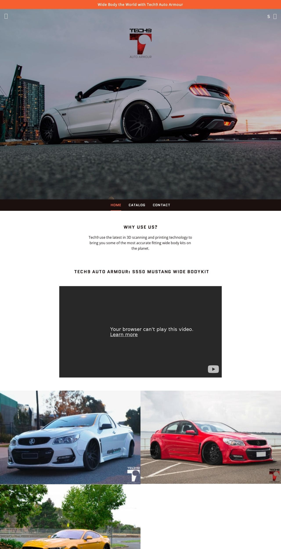 tech9autoarmour.myshopify.com — Shopify storefront screenshot