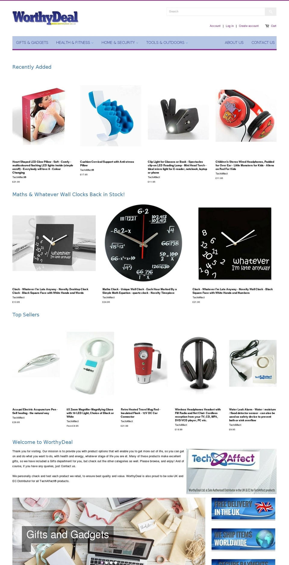 techaffect.info shopify website screenshot