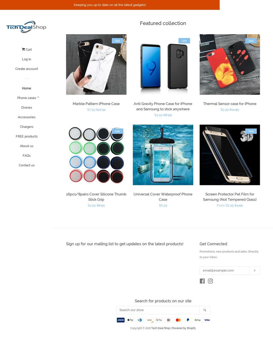 techdealshop.com — Shopify storefront screenshot
