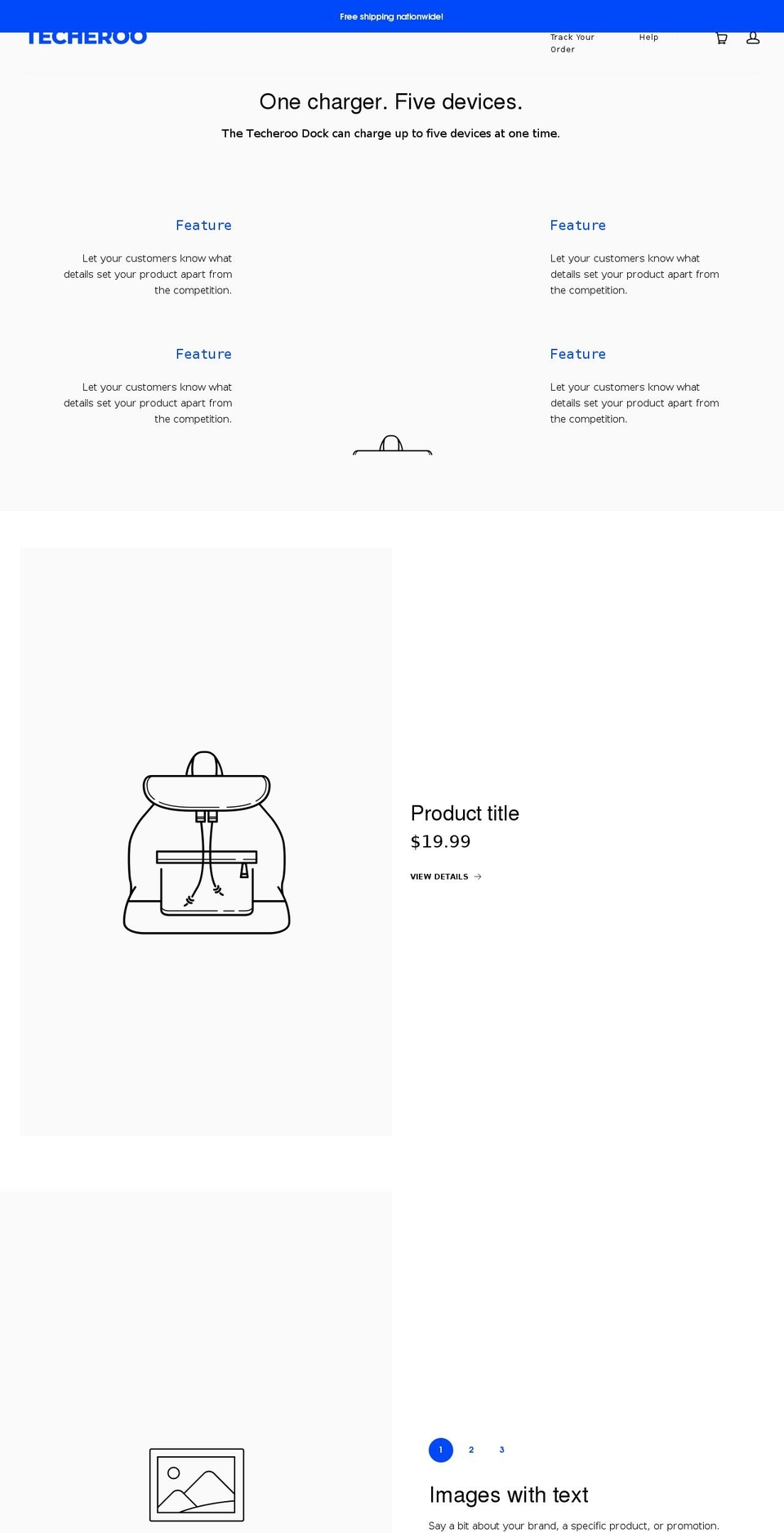techeroo.com shopify website screenshot